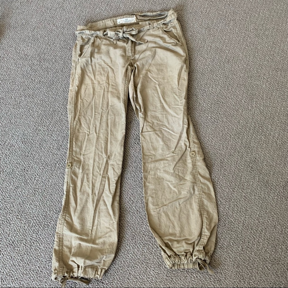 H&M Khaki Cargo Pants L.O.G.G
